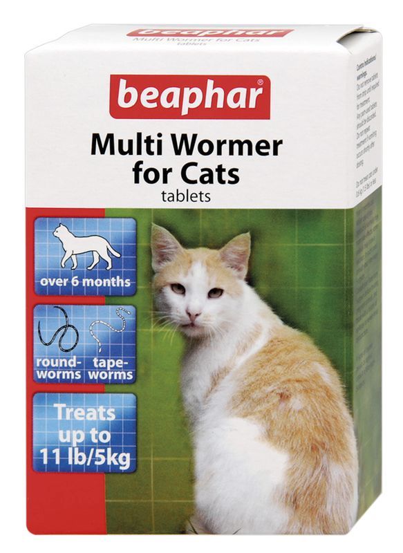 Beaphar Multi Wormer For Cats 8 Tablets